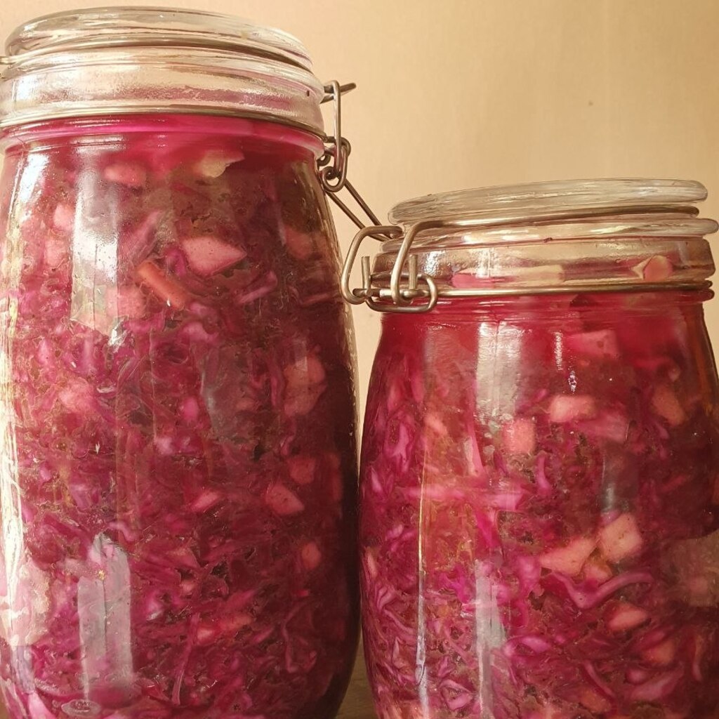 Red Cabbage Sauerkraut